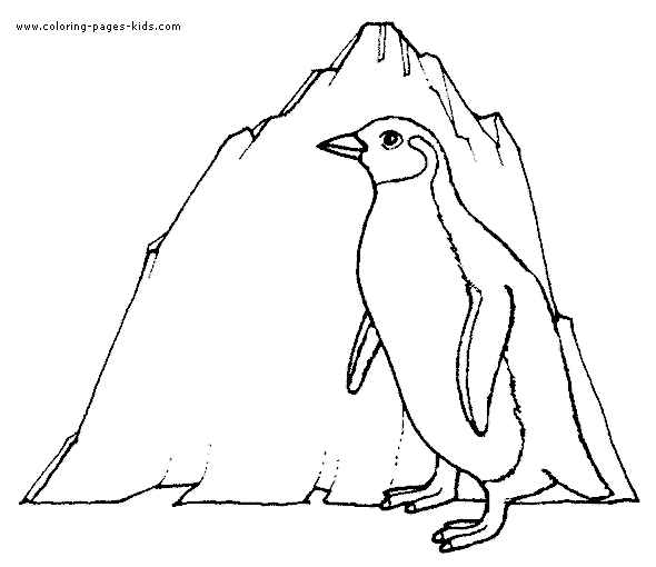 emperor penguin coloring pages for kids