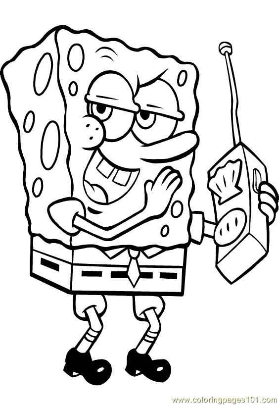 spongebob squarepants easter coloring pages