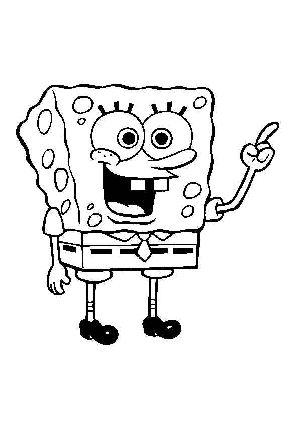 free spongebob easter coloring pages