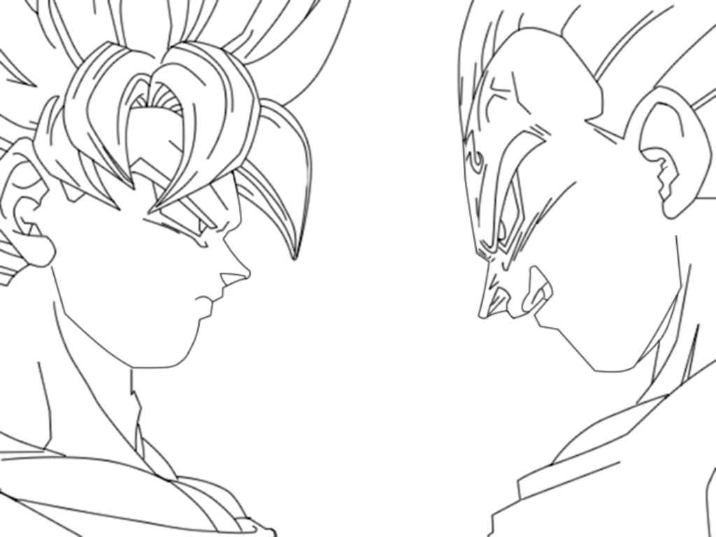 dragon ball z free coloring pages printable