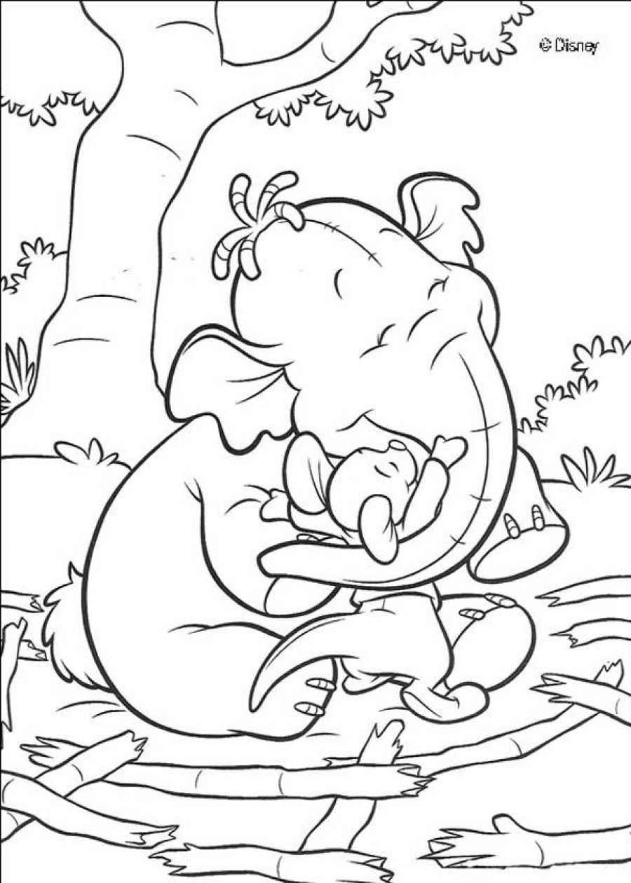 baby elephant coloring pictures