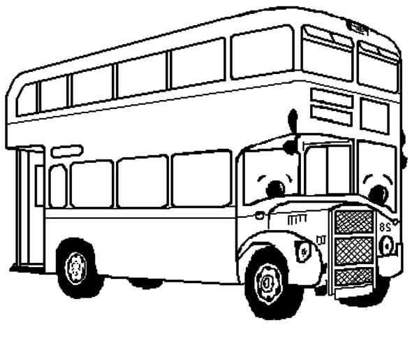 Double-Decker-Bus-Transportation-Coloring-Pages