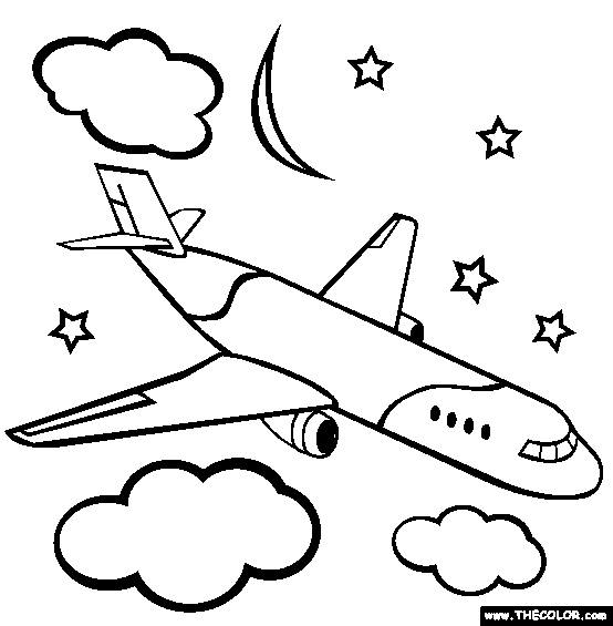 air-plane-coloring-pages