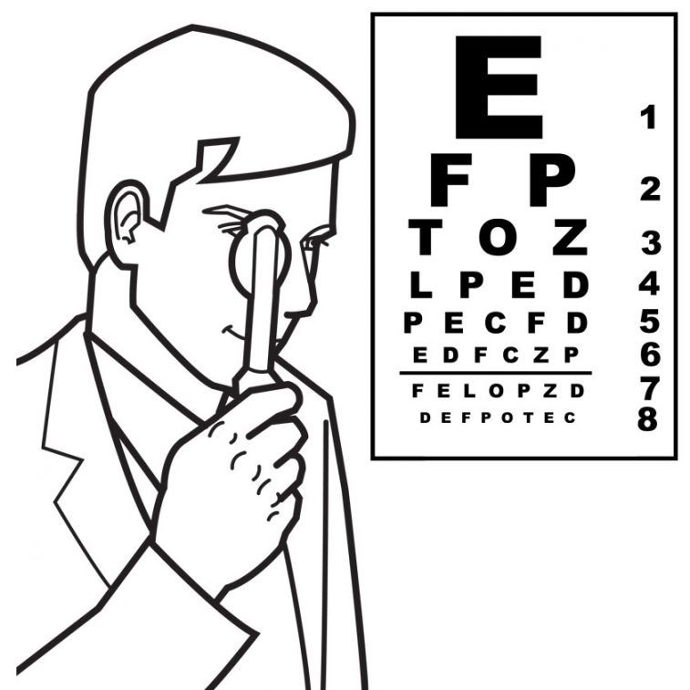eye-doctor-colouring-pages