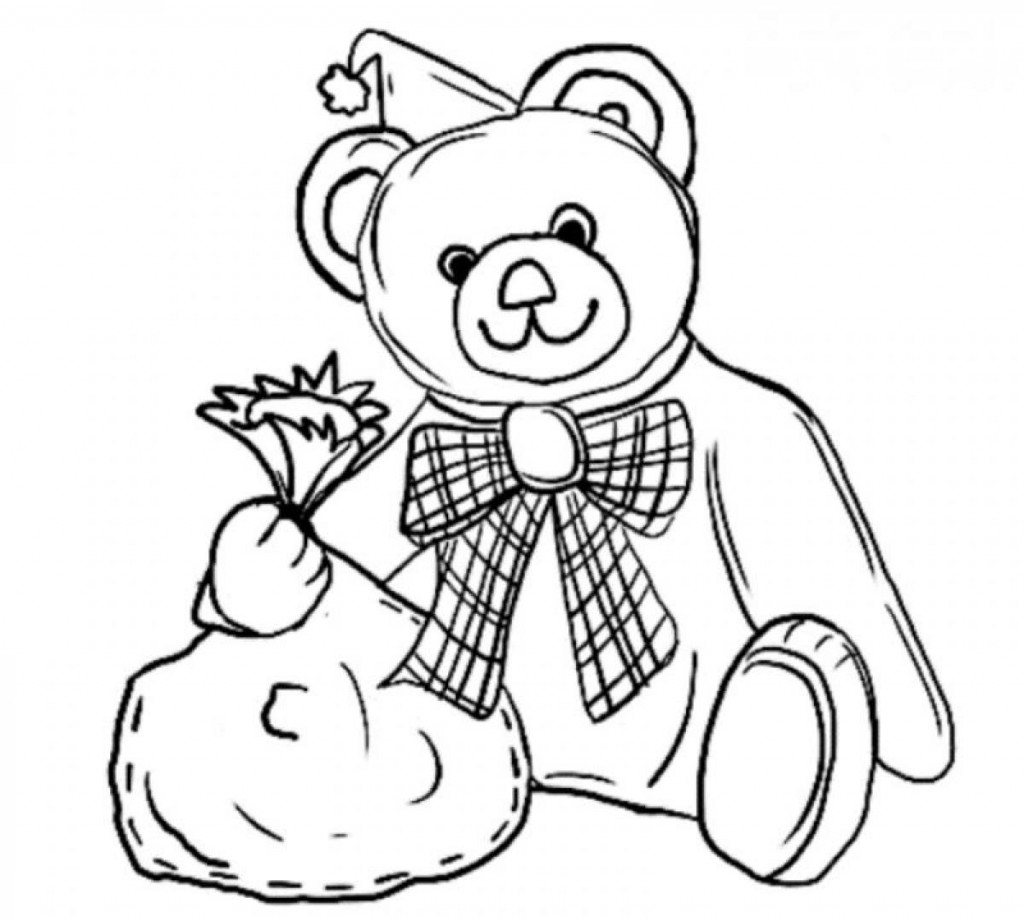 Cute-Teddy-Bear-Coloring-Pages-Pictures