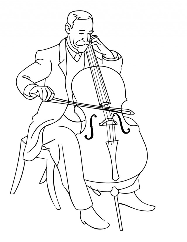 double-bass-music-instrument-coloring-pages