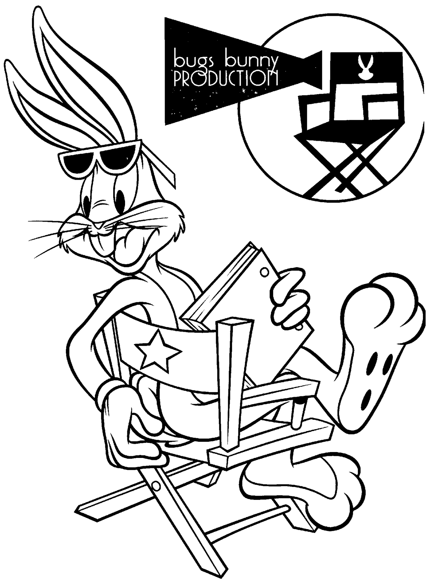 bugs-bunny-in-action-coloring-pages