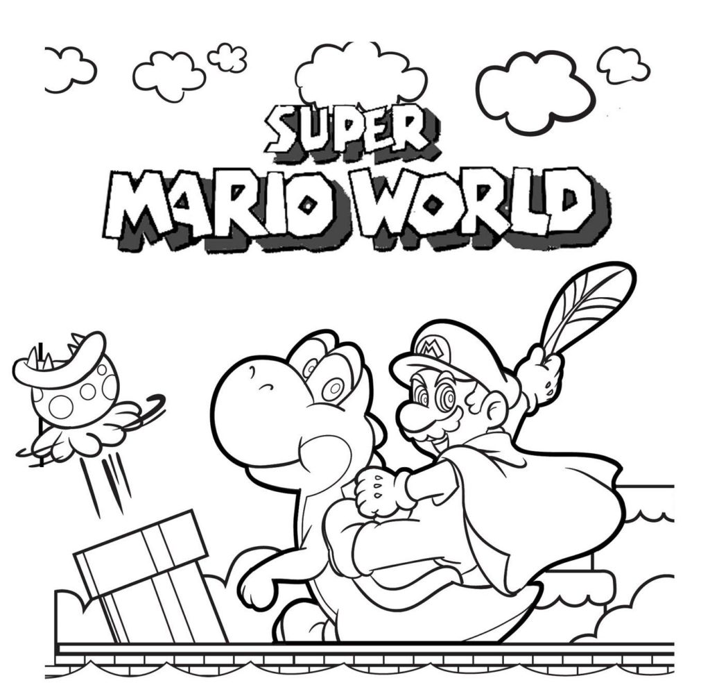 Super-Mario-Adventure-Coloring-Pages