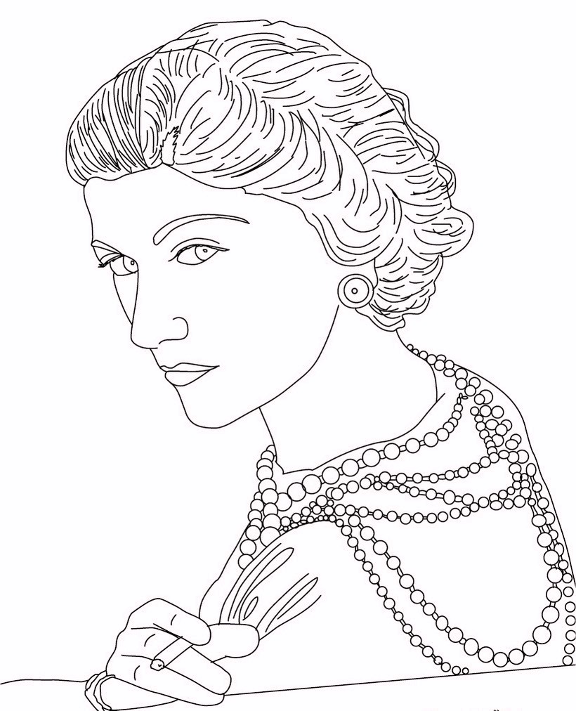 coco-chanel-coloring-pages