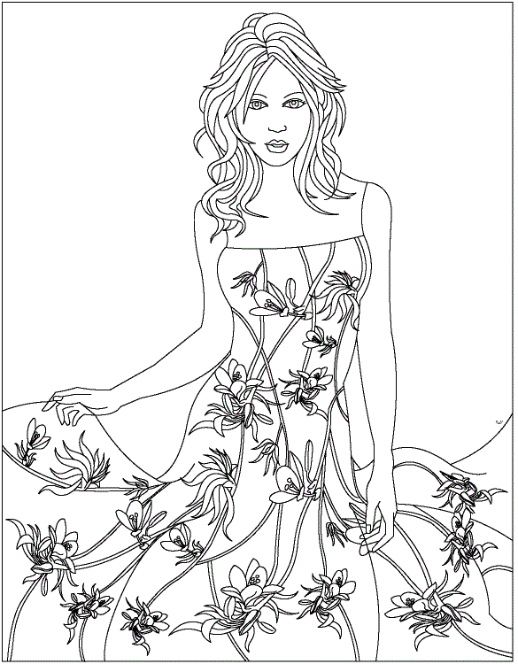 fashion-dress-coloring-pages