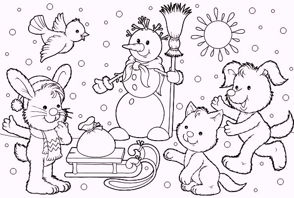 animals-meet-in-winter-season-coloring-pages