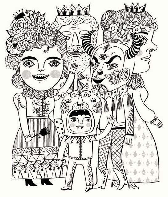 carnival-costumes-coloring-pages
