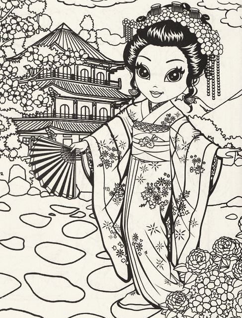 traditional-japanese-girl-coloring-pages