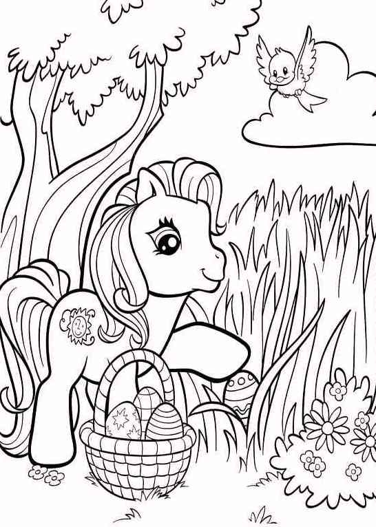 easter-my-little-pony-coloring-pages