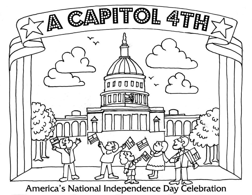 4th-July-America's-National-independence-day-coloring-page