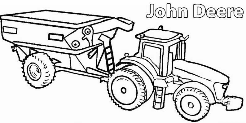 John-Deere-Truck-farm-machinery-Coloring-Pages