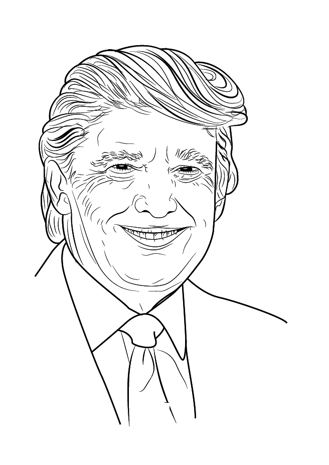donald-trump-draw-coloring-page