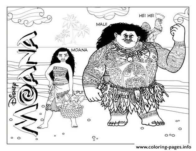 Searching-for-Moana-coloring-page