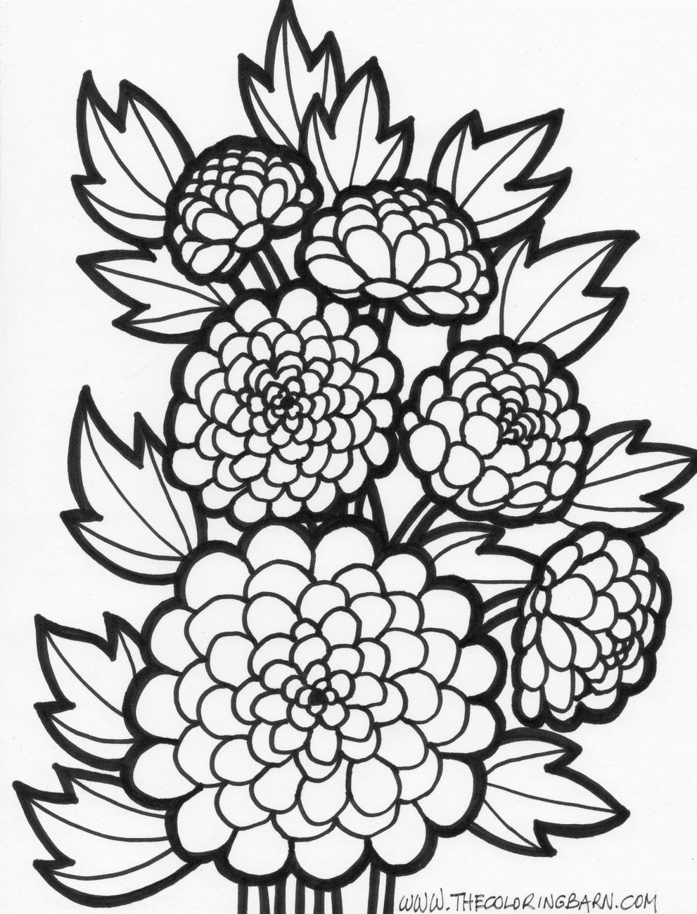 intricate-real-flower-coloring-page