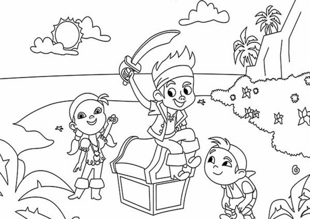 Jake And The Never Land Pirates Coloring Print out