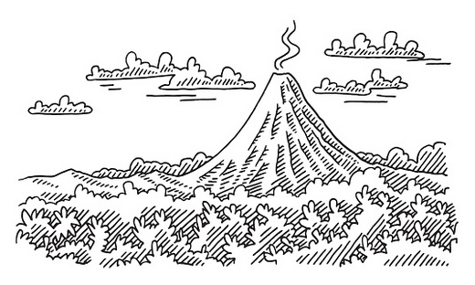mountain-volcano-coloring-page