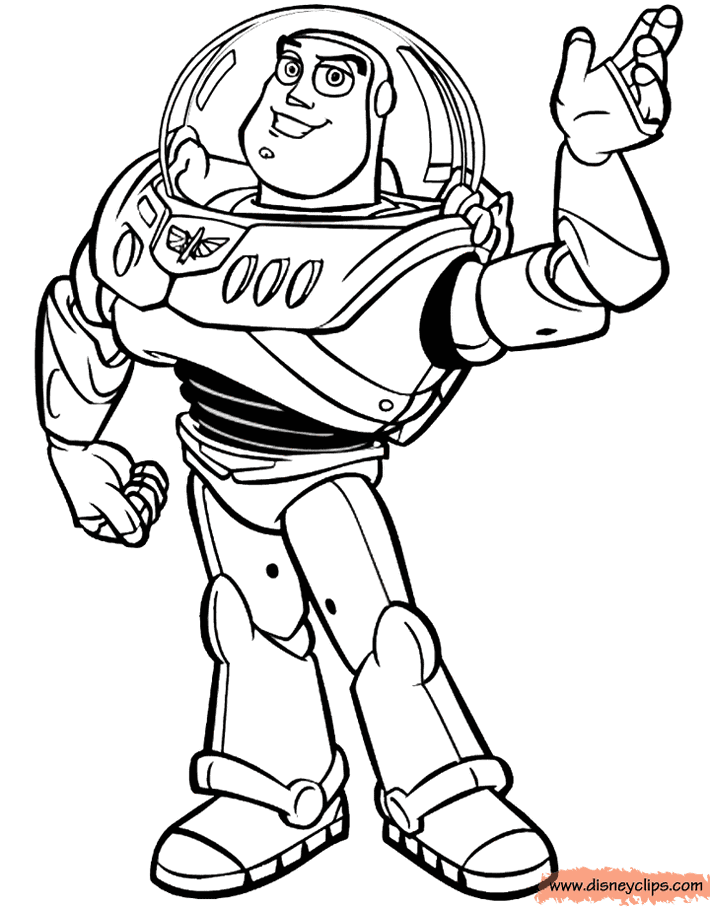 Buzz Lightyear Coloring Pictures