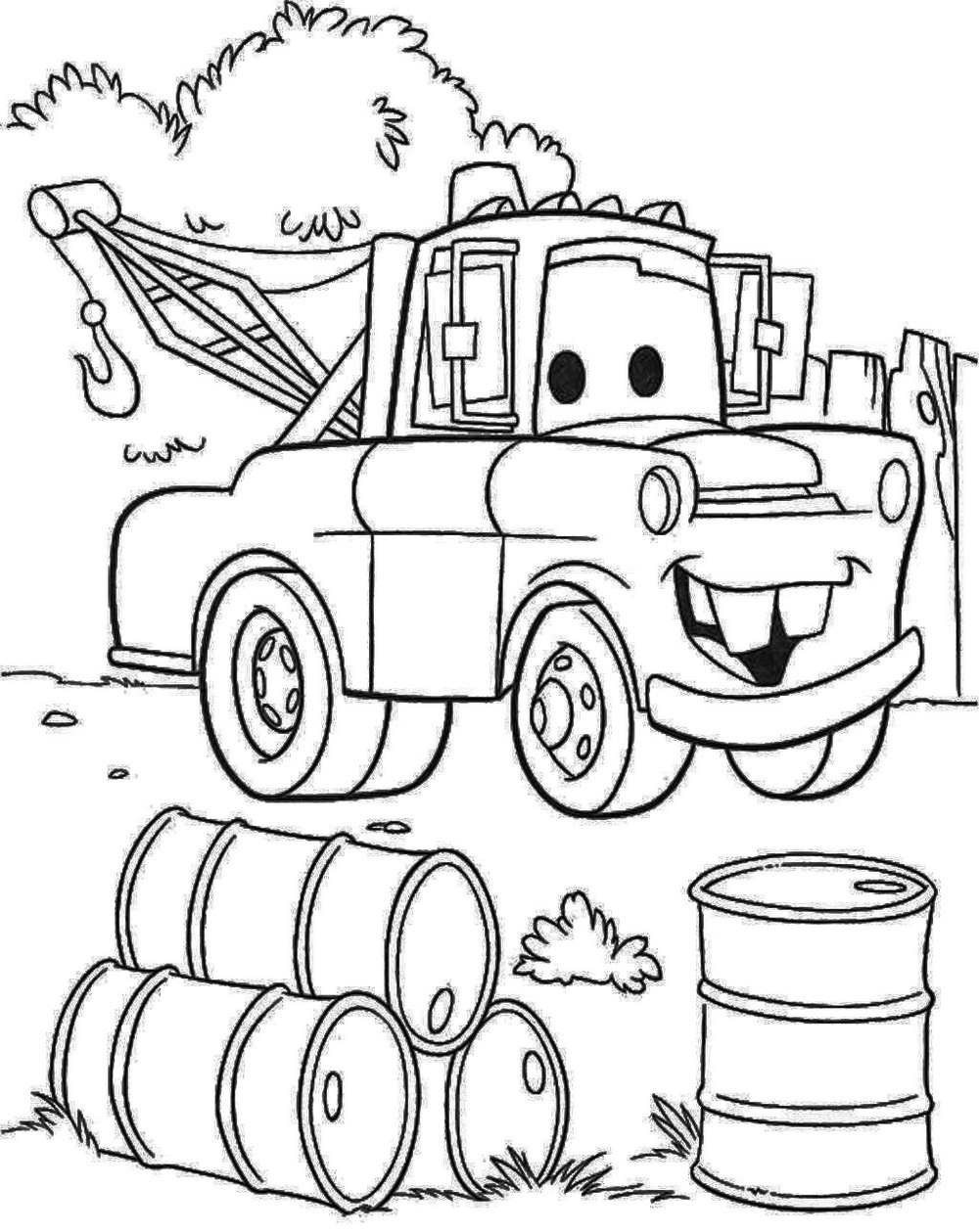 Mater Colouring Pages To Print