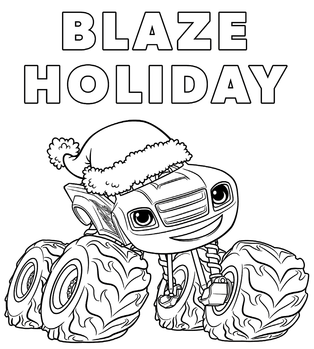 Blaze And The Monster Machines Nick Jr Coloring Pages