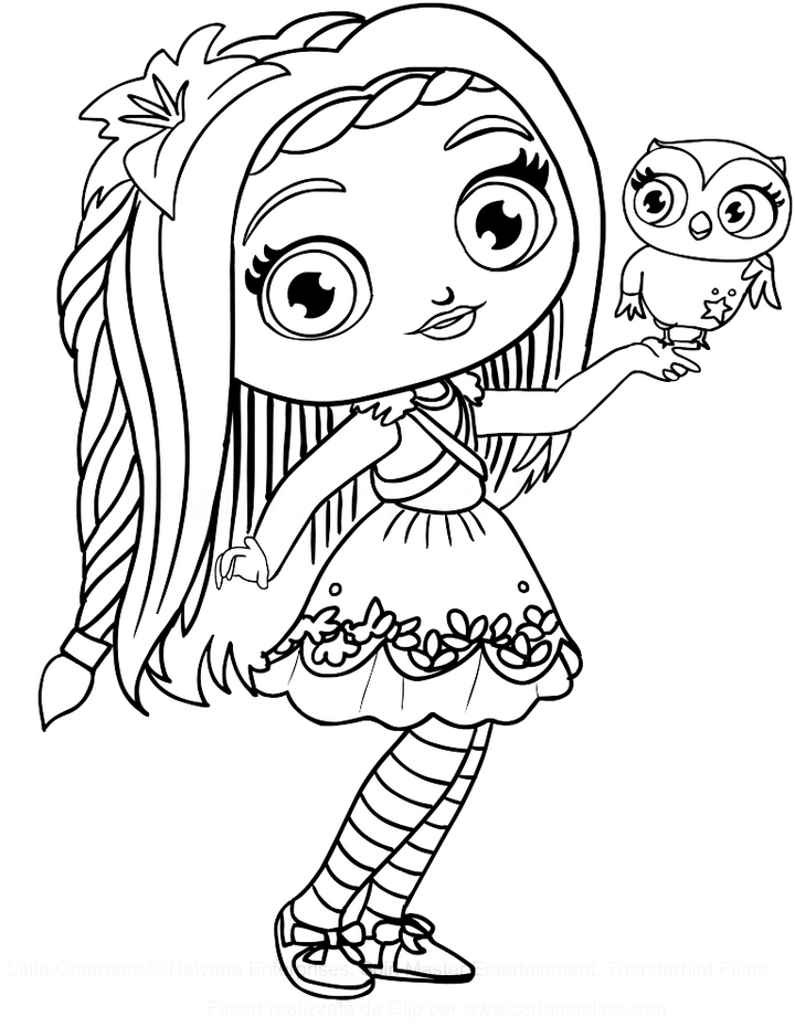 Posie Little Charmers Coloring Pages To Print
