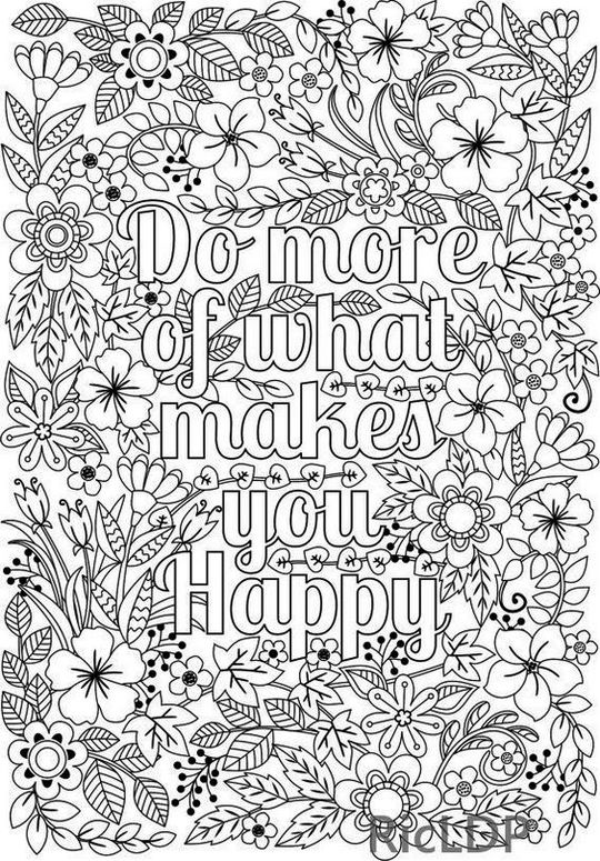 Quotes Of Motivation Coloring Sheet