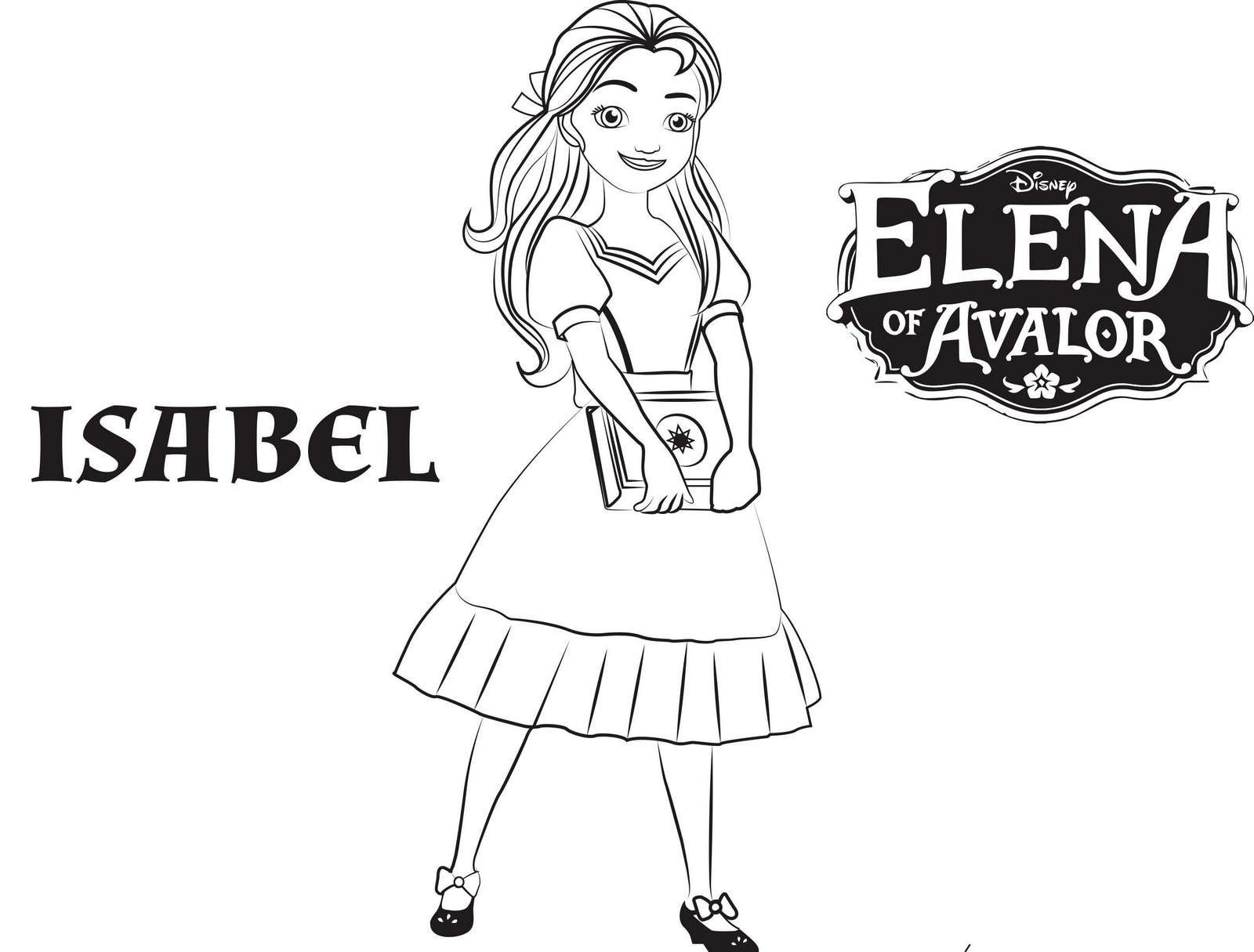 Isabel From Elena Of Avalor Coloring Pages