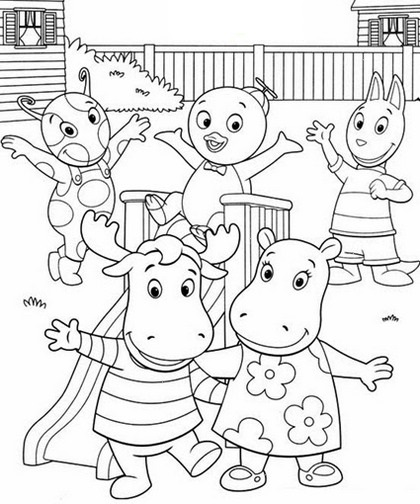 The Backyardigans Coloring Pages Printable