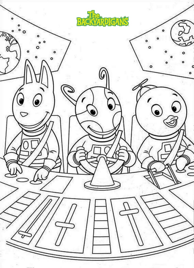 The Backyardigans Coloring Sheets To Print