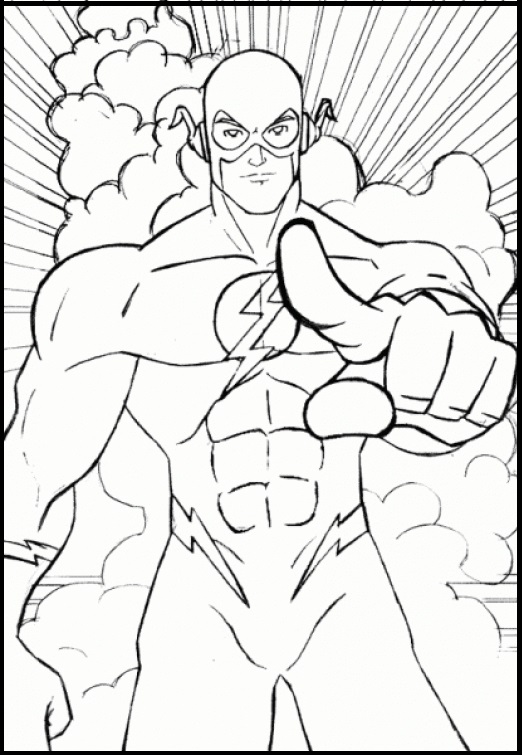 Flash Coloring And Activity Pages