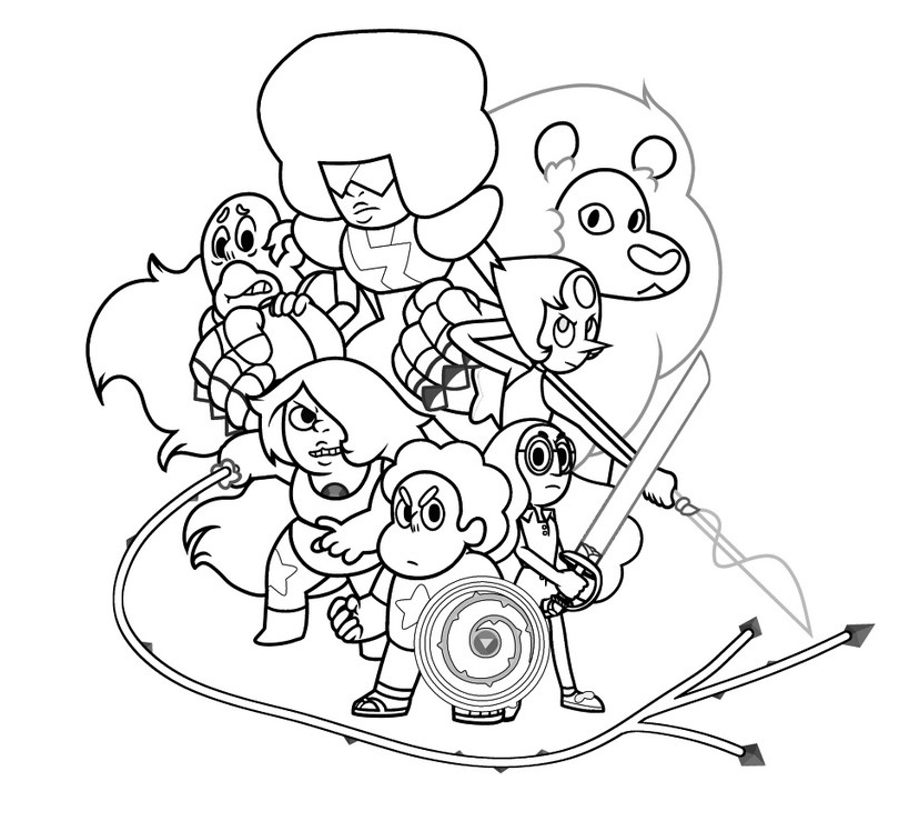 Free Steven Universe Coloring Pages