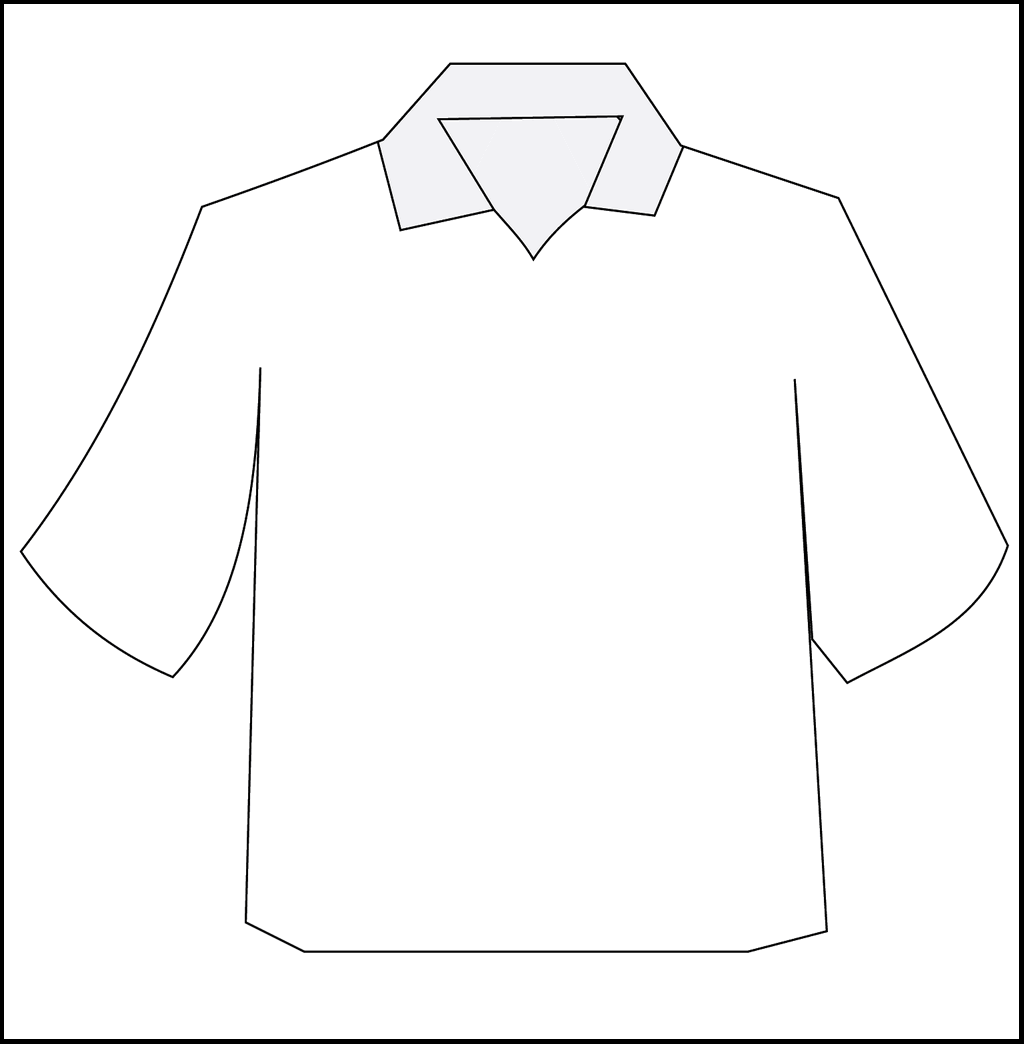 polo blank t shirt coloring and activity page
