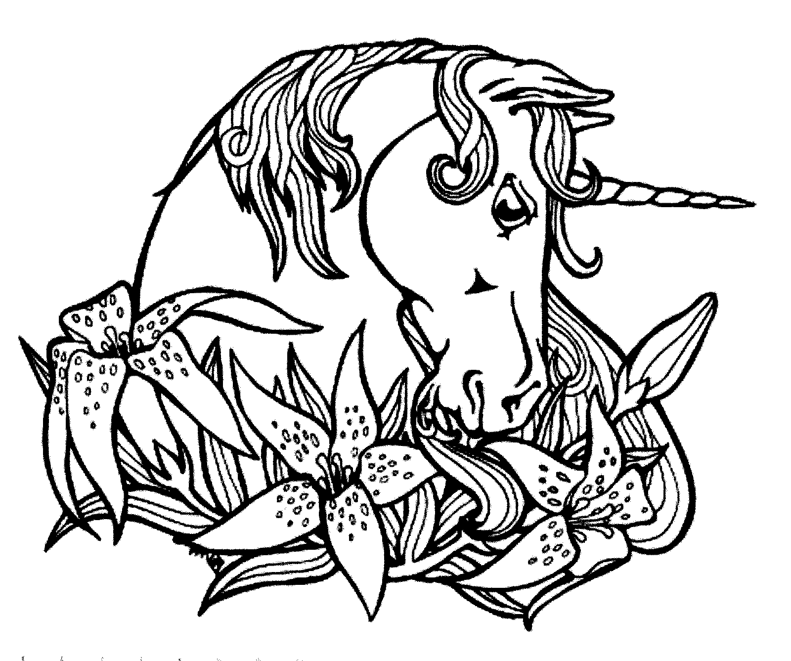 unicorn head coloring pictures printable