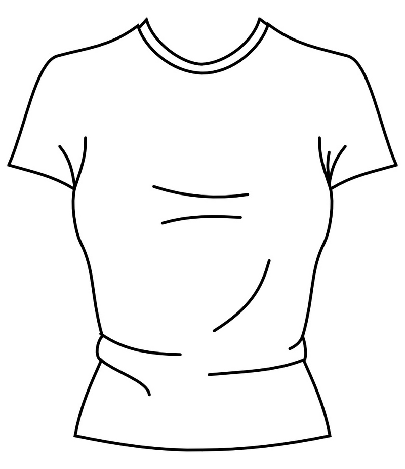 womens tennis t shirt coloring page