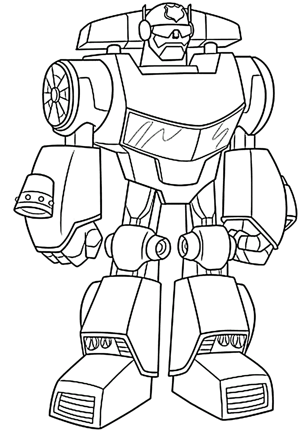 Awesome Rescue Bots Coloring Sheets