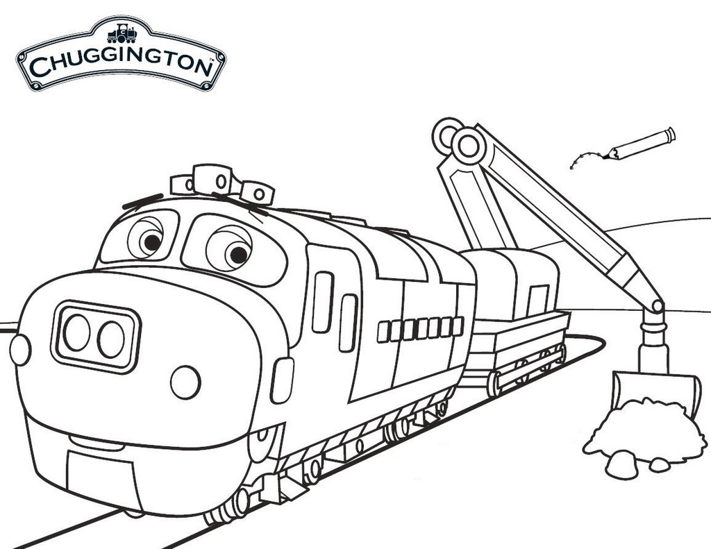 Brewster from chuggington coloring sheet