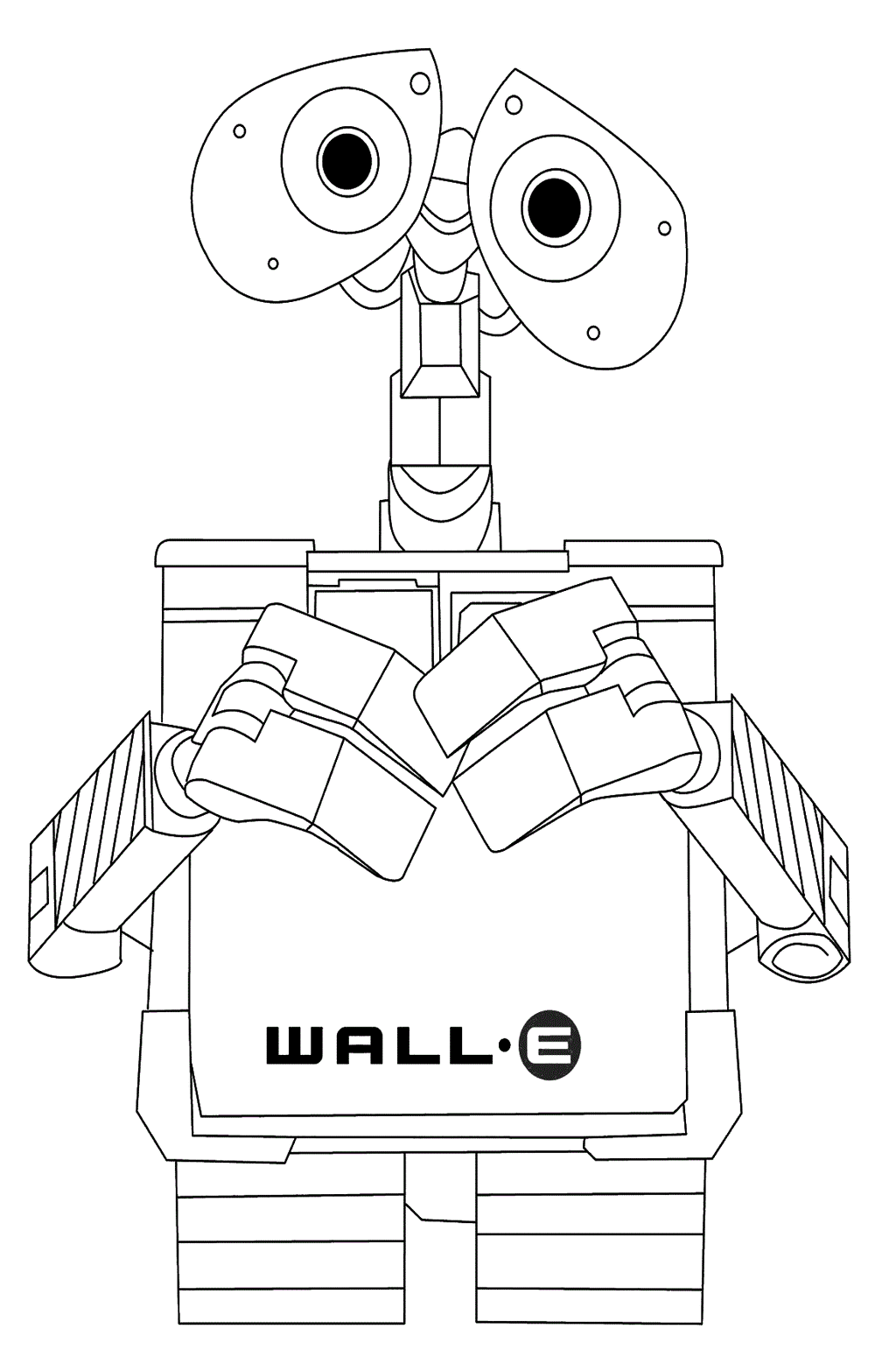 Wall E Coloring Picture
