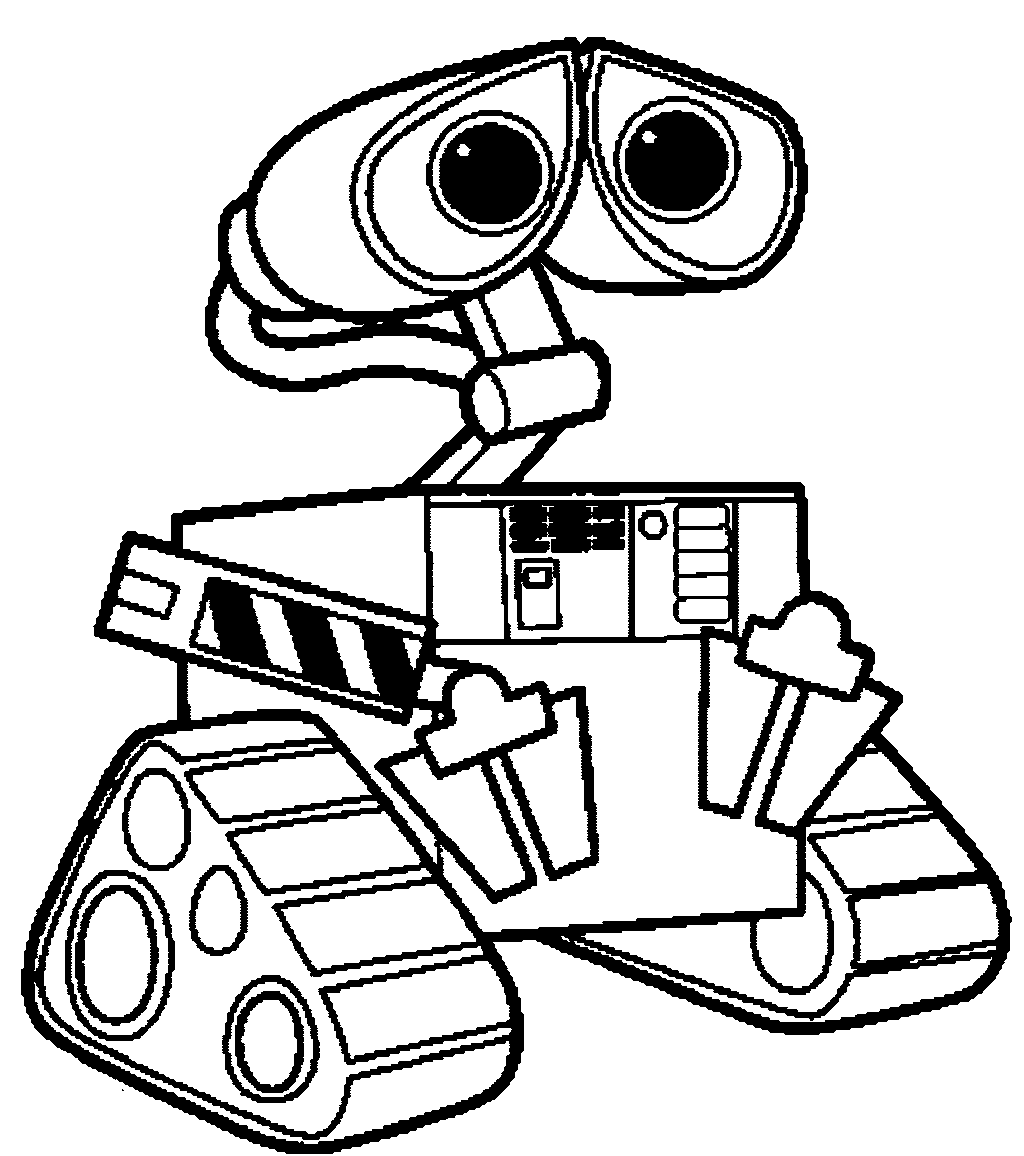Waste Allocation Load Lifter Earth WALL E Coloring Sheet for Kids