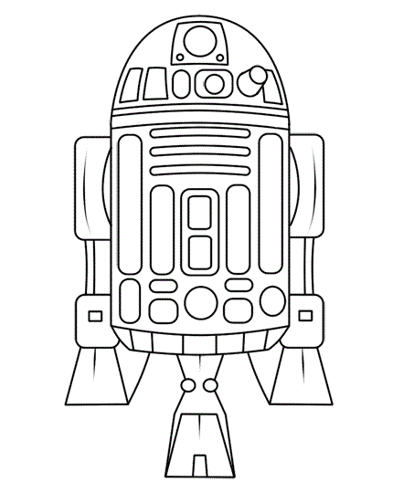 r2d2 star wars coloring page