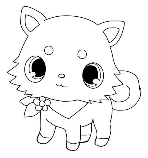 Jewelpet coloring and drawing sheet