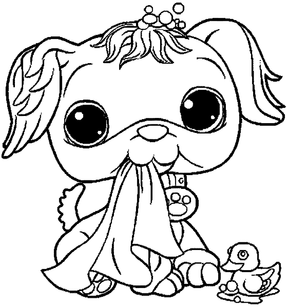 cute and sweet littlest pet shop coloring pages