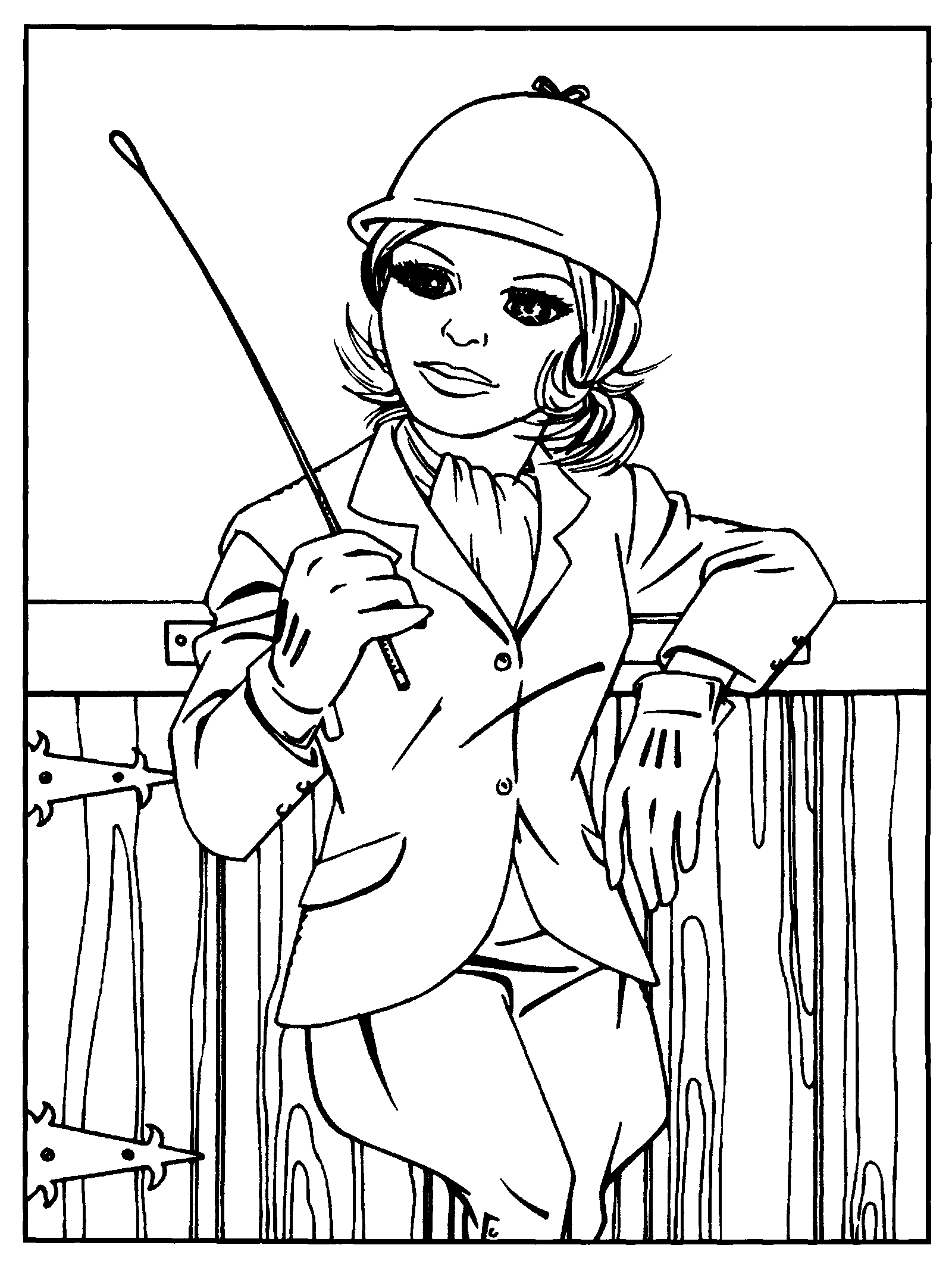 lady penelope thunderbirds coloring page