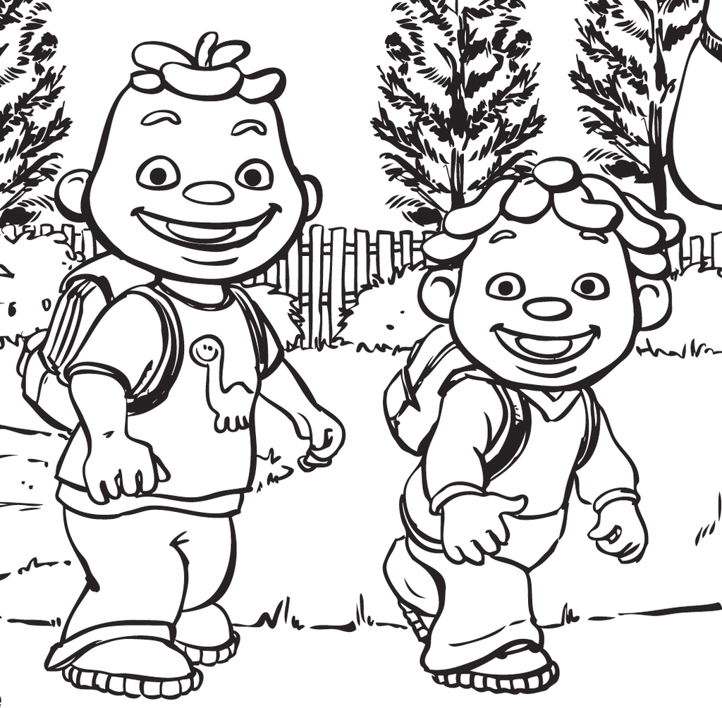 sid the science kid going to school coloring page
