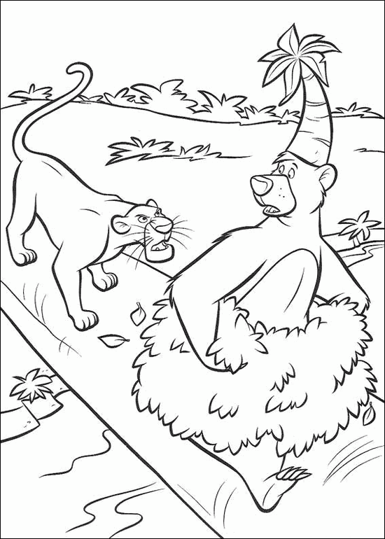 the jungle book 2 coloring sheet