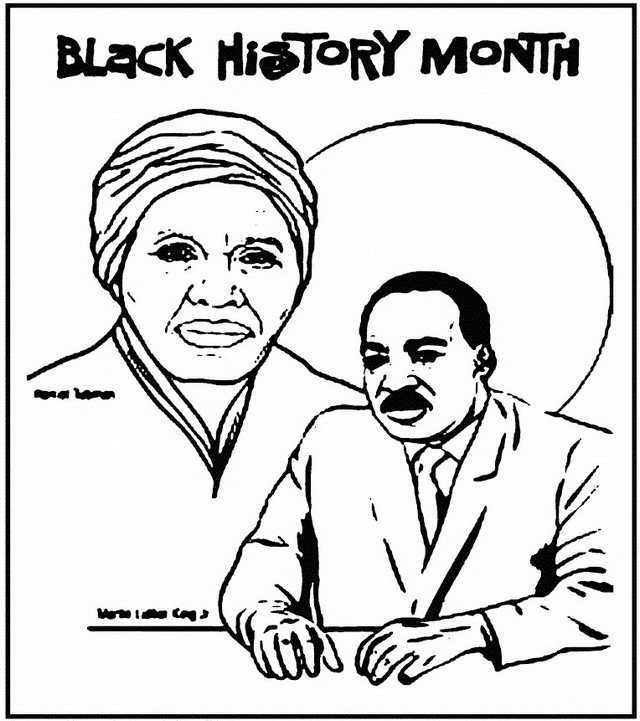 Harriet Tubman Biography Coloring Page