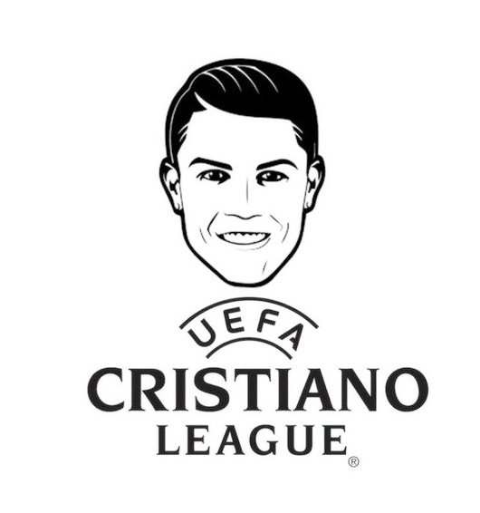 Cristiano Ronaldo UEFA League Coloring Page
